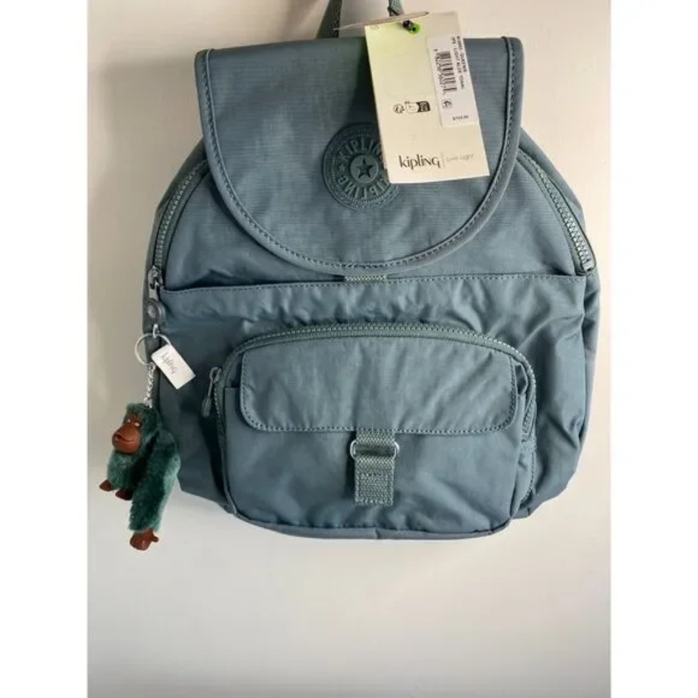 Kipling Queenie Backpack Light Aloe Tonal NWT